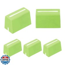 MECCANIXITY Universal Fader Knobs, Green Mixer Fader Caps Slider