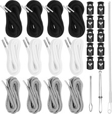 12PCS Drawstring Cord, 57 Inch Drawstring for Sweatpants, Drawstrings Replaceme