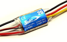 SKYRC Swift RC Model Airplane Brushless Motor 20A ESC Speed Controller SL738