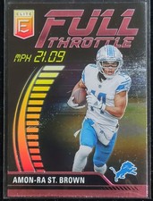 2023 Panini Donruss Elite Pink - Full Throttle Amon-Ra St. Brown Detroit Lions
