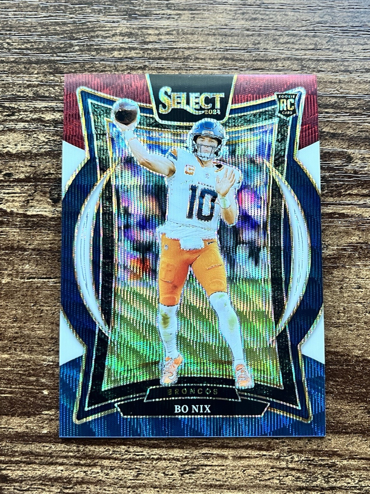 BO NIX 2024 SELECT ROOKIE TRI COLOR /299 #30 BRONCOS
