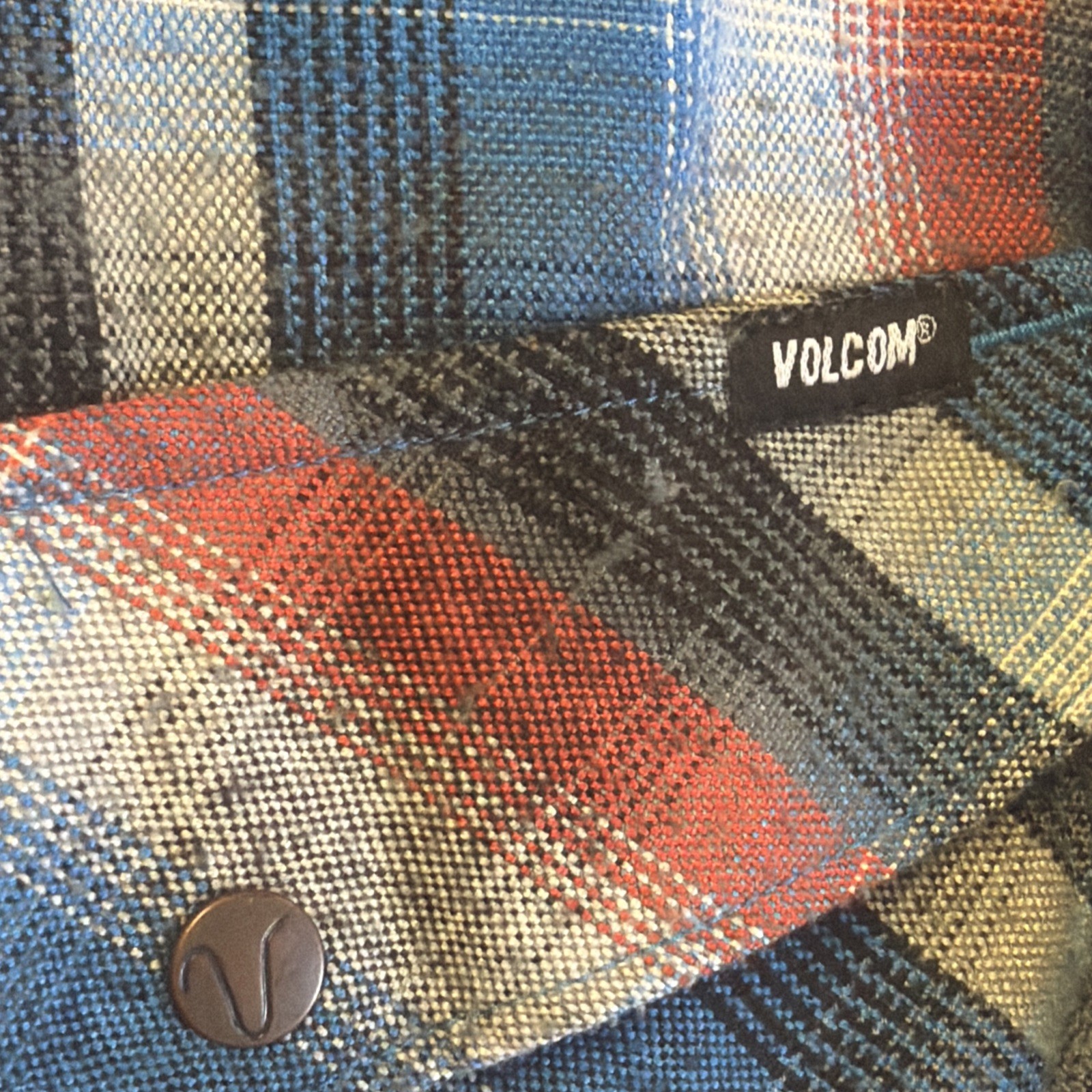 volcom workwear flannel small - image 8