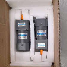 2 x JCG 5IK120RGU-AF 120W 110V AC Speed Control Motor + 5GU-30K Gear Head