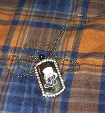 Super Rare Britney Spears The Circus Tour Dog Tag Necklace Vintage Needs Cleaned