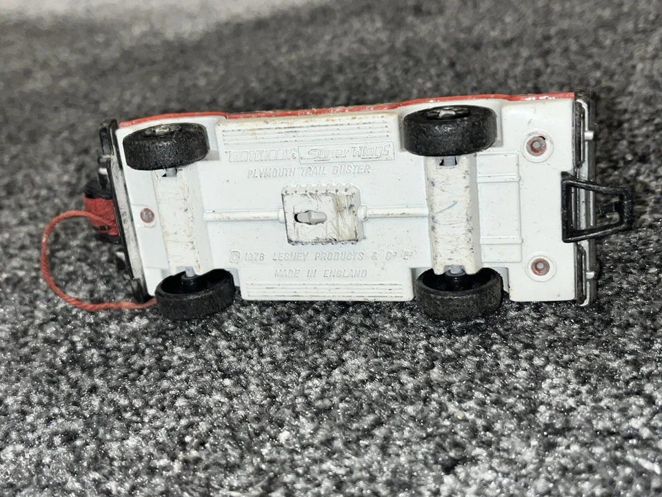 Matchbox Super Kings Plymouth Trail Duster KEmergency Rescue 1978 de colección #211 Foto 4 de 4