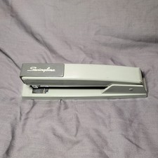 Vtg Swingline 747 Stapler Tacking 94-41 Made in USA 8" Green Tested Working