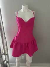 NWT Fashion Nova Fuschia Tank Bodice Dress Size XL