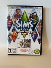 The Sims 3 PLUS University Life PC/Mac Bundle • Base Game + Expansion • Complete