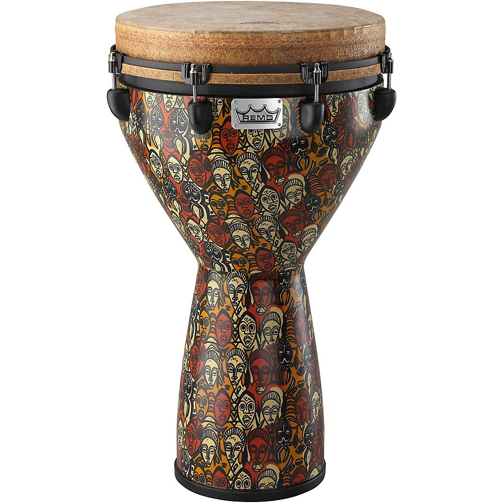 Remo Mondo Designer Series Key-Tuned Djembe Multi-Mask 25 x 14 in 75590₽