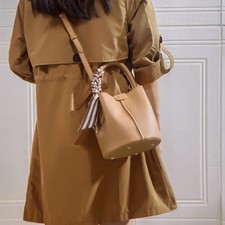 Women's Bucket Bag Commuter Handbag Shoulder Bag Soft Material Summer New Style