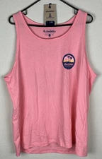 Chubbies Mens The Trop and Lock Tank Pink size XL