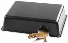 Reptile Hideout Box Small Animal Hide Cave for Snakes Lizards Leopard Gecko Rode