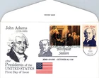 S08-5568, PRESIDENTS OF USA, JOHN ADAMS, COMBO, ARTMASTER FDC