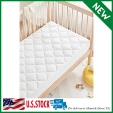 MATTRESS CRIB FOAM TODDLER Bed Baby Waterproof Infant Comfort Sleep Cushion 2P