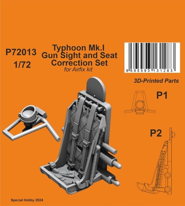 CMK 129-P72013 - 1:72 Mk.I Gun Sight And Seat Correction Set - New
