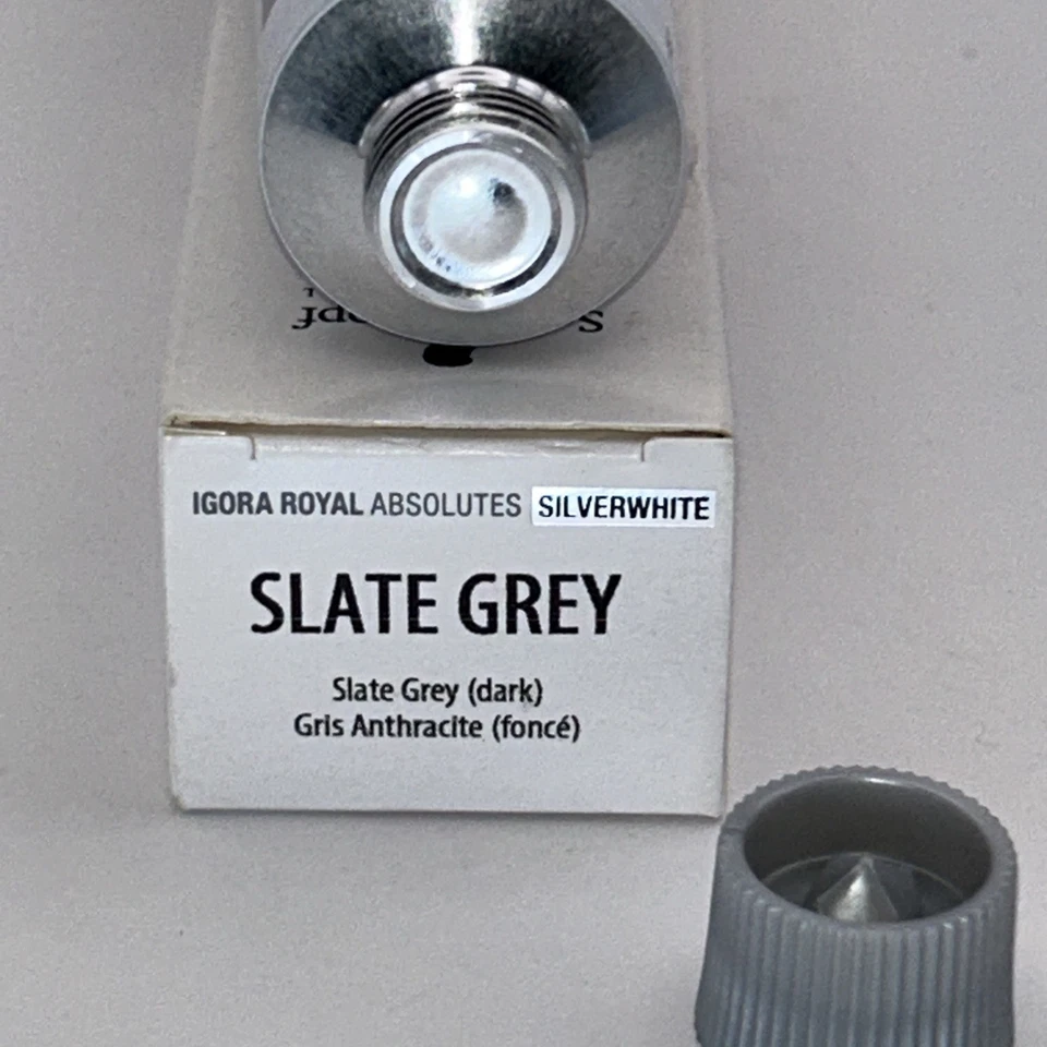Schwarzkopf Igora Absolutes Silver White - Slate Grey (Dark) , 2.1 oz - Image 2 of 2