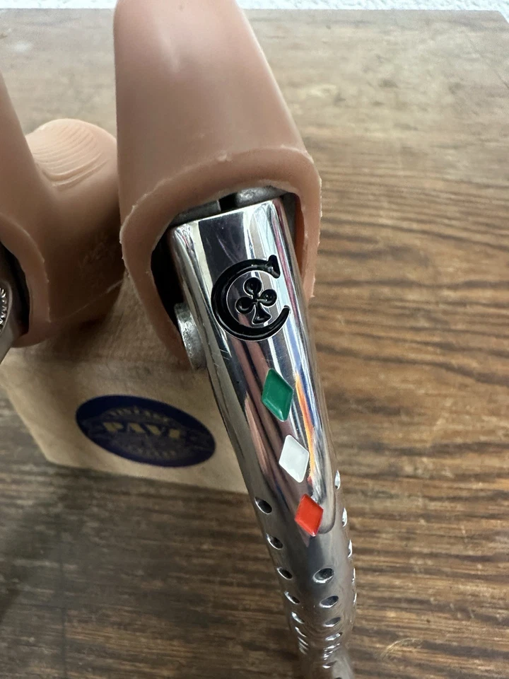 Palancas de freno Campagnolo Colnago Panto Super Record de colección nuevas campanas de goma Foto 3 de 4
