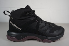 Womens Salomon Exeo Goretex Black Mid Walking Hiking Boots VGC - UK 5