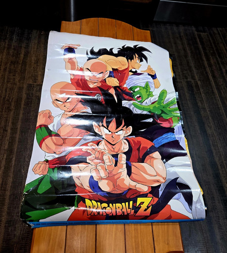 Dragon Ball Z Goku Krillin Yamcha Piccolo Tien Shinhan Poster Licensed 1998