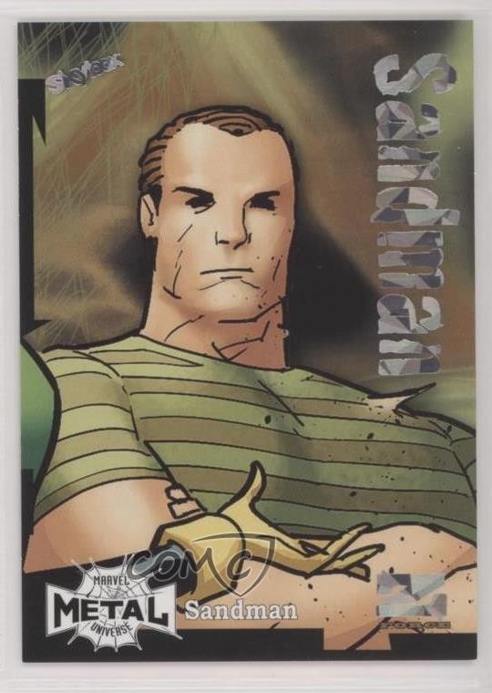 2022 Marvel Metal Universe Spider-Man Z-Force Amazing Rave 18/62 Sandman 15y1