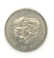 1981 HRH Prince of Wales & Lady Diana Spencer Royal Wedding Commemorative Coin
