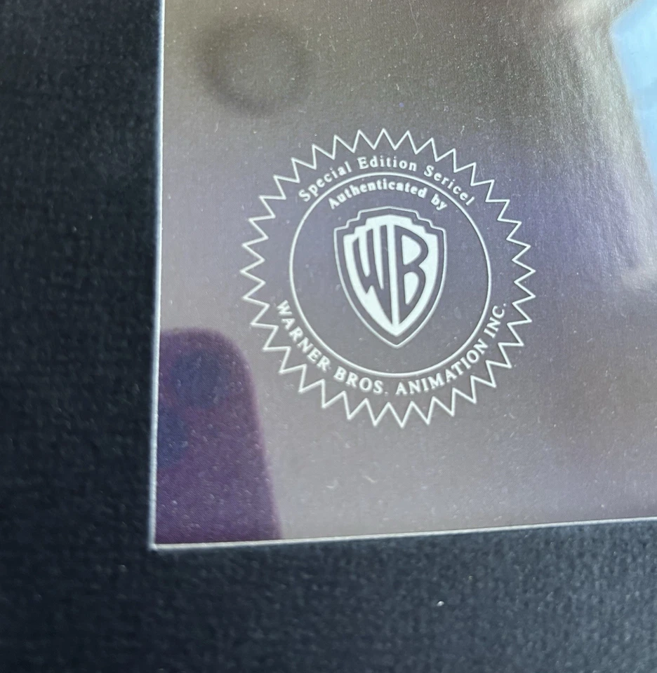 Batman: The Animated Series 1992 “Special Edition Sericel” impresión enmarañada Foto 2 de 4