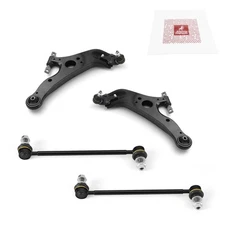 Front Lower Control Arm & Front Sway Bar Link Kit for 2011-2020 Toyota Sienna