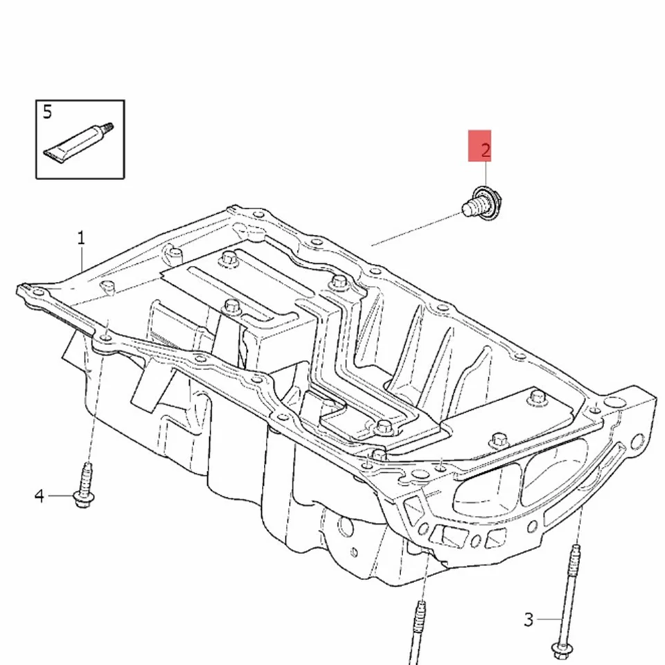 Tapón de drenaje del cárter de aceite 30711617 para Volvo S40 C30 S60 S80 XC60 Foto 2 de 4