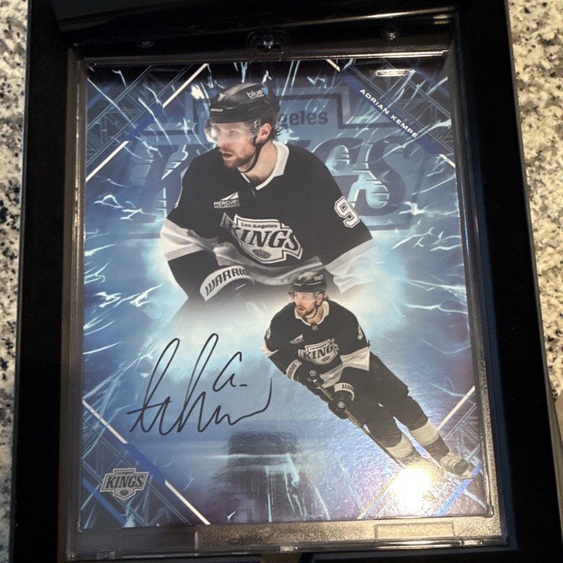 Fanatics Authentic Adrian Kempe Signed Los Angeles Kings Photo NHL Original 4/10