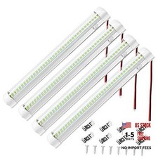 12V Interior LED Light Bar, 108 LEDs Strip Lights 1200LM 6W DC 12V LED Light