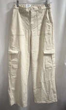 Indigo Rein Juniors' High-Rise Seamed Straight-Leg Jeans Natural Size Small