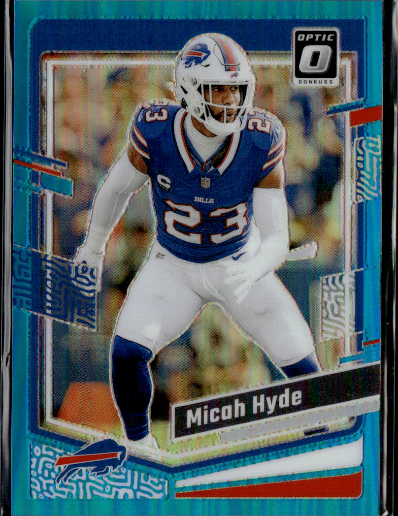 2023 Panini Donruss Optic - Micah Hyde #23 Aqua Prizm /299