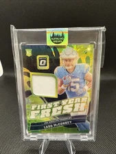 2024 Panini Donruss Optic First Year Fresh Ladd McConkey Black Pandora /25 RC