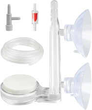 Aquarium Air Stone Disc, 1 Inch Nano Bubble Stone Kit Quiet Dissolved Oxygen Dif