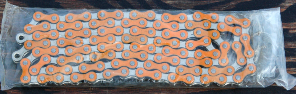 ちびぎゃん Orange Single Speed Fixie Bicycle Chain YBN 1/2x1/8