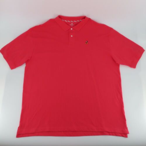 Disney Mickey Mouse Polo Shirt Mens Adult Size XXL 2XL Red Short Sleeve Casual - Picture 1 of 12
