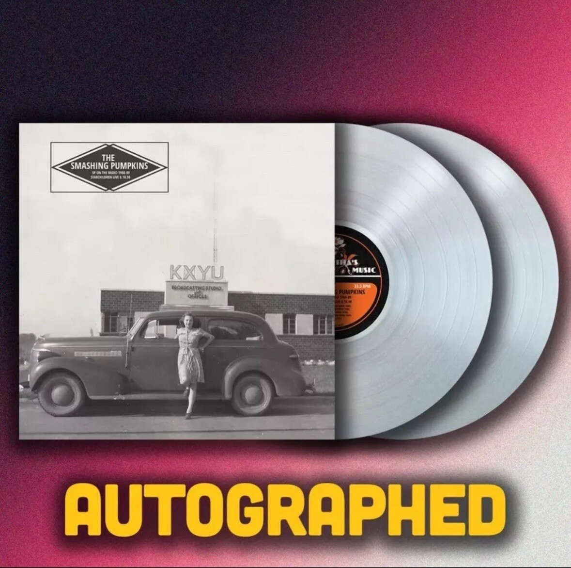 AUTOGRAPHED Smashing Pumpkins SP Radio 1988-89 StarChildren