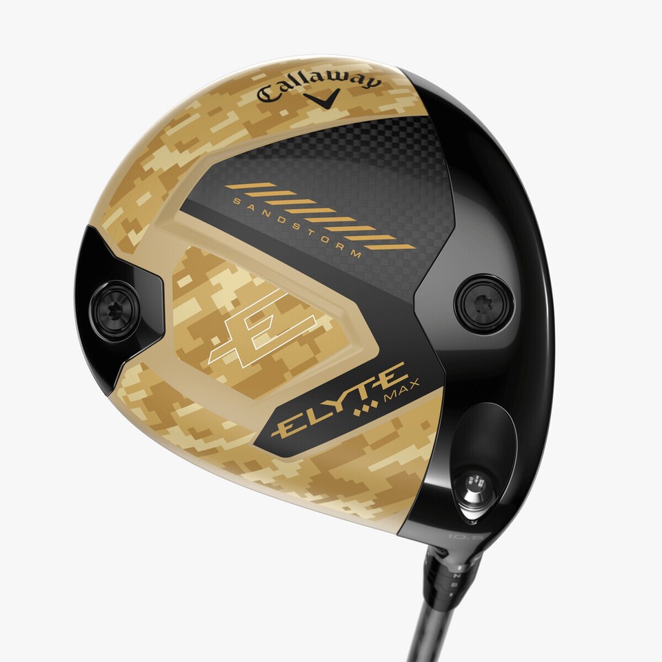 Driver Callaway Elyte Sandstorm 9° - Flex Raide (S) - Graphite - Droitier - Neuf Avec étui Rigide