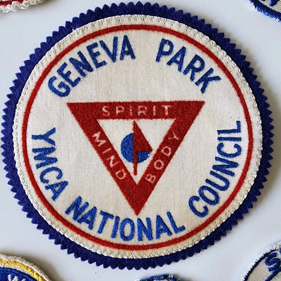 Vintage YMCA Patch Lot 1955 - 60 Swimmer Life Saving Iron On Embroidery Canada - Image 2 of 4