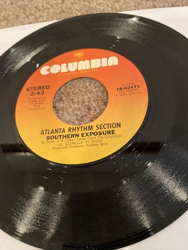 45 Rpm Vinyl 1981 Atlanta Rhythm Section Alien / Southern Exposure - Picture 5 of 6