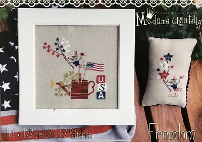 FFREEDOM Cross Stitch Pattern/Chart by Madame Chantilly