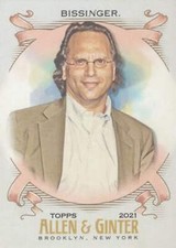 #262 Buzz Bissinger - 2021 Topps Allen & Ginter Baseball