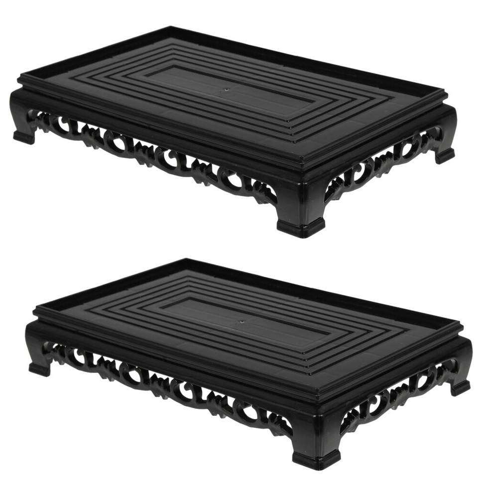2 Pcs Plant Stand Plastic Pot Riser Indoor Flower Saucer Rack eBay