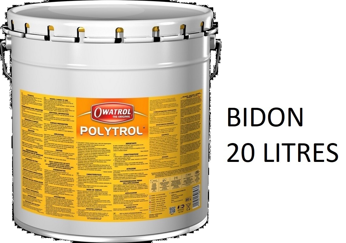 Polytrol Rinnovatore Plastica Metallo Cromo Carrozzeria Alluminio PVC Marmo 20 L