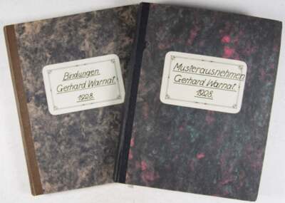 Gerhard Warnat / Musterausnehmen & Bindungen 2-vol set Complete INTERWAR 1st ed