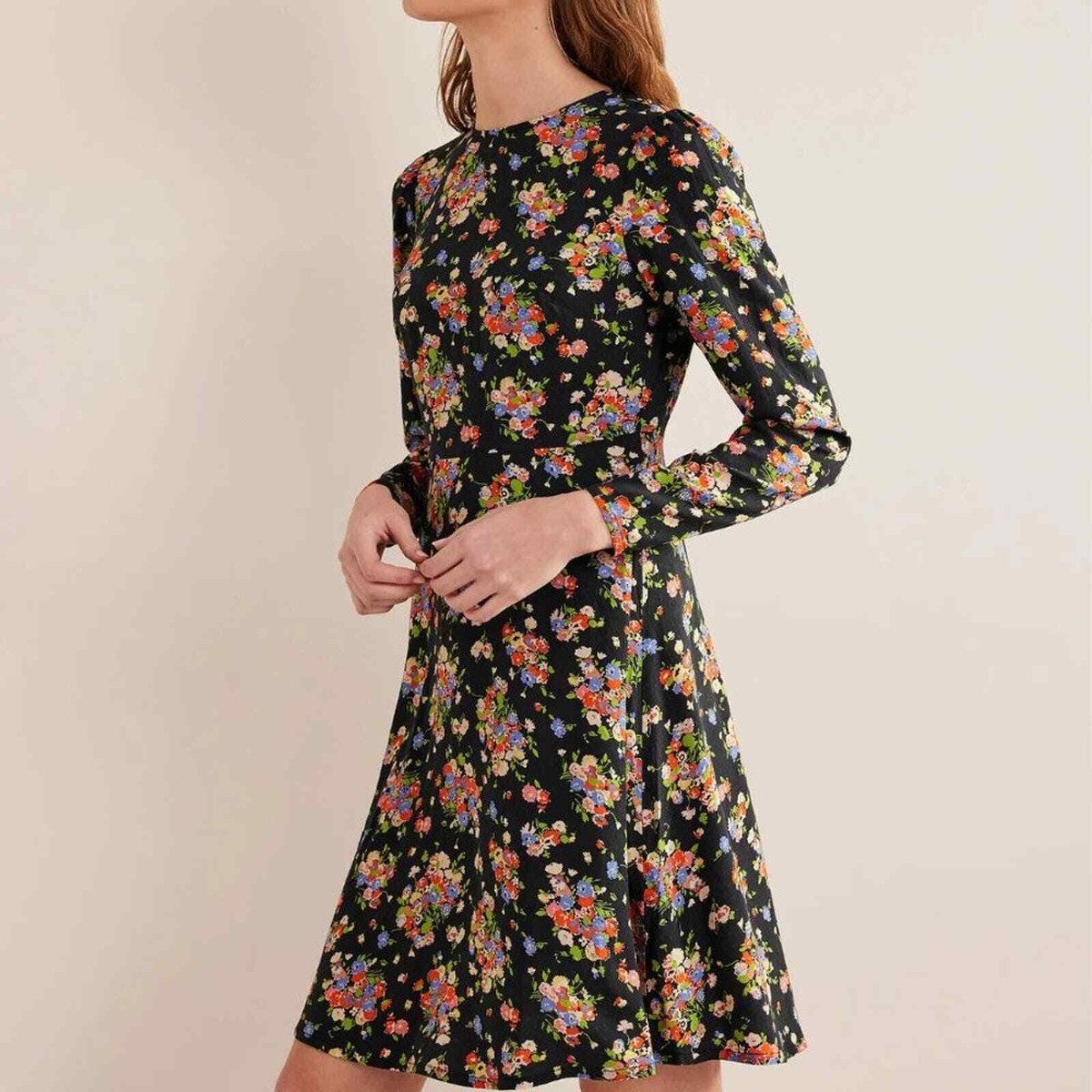 boden fit and flare dress Fit & Flare Party Dress-Metallic Tapestry Floral