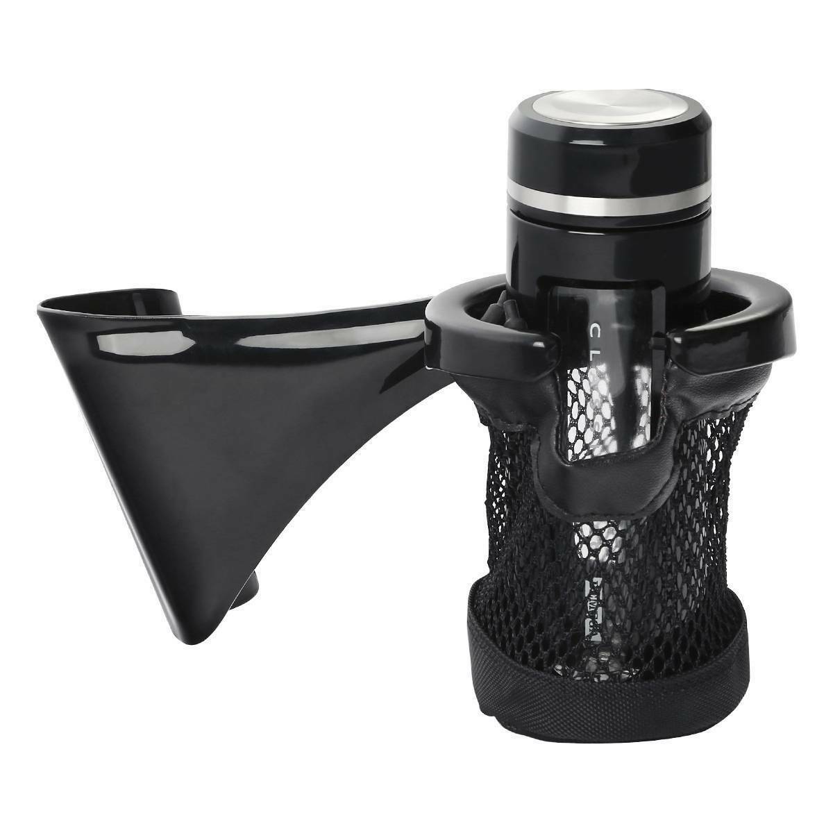 TCMT Passenger Drink Cup Holder For Harley Road Glide Street Glide Touring 2014-2024 – Black Iron