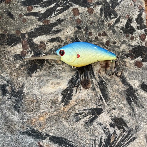 2 Leurres Lucky Craft Flat Mini MR – Chartreuse Shad – Pro Tune – Occasion