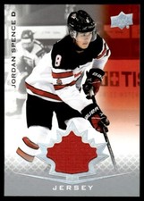 2021-22 Upper Deck Fall Expo Team Canada Juniors Midnight Jordan Spence Jersey 1