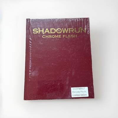 SHADOWRUN Chrome Flesh Limited Edition Sealed Catalyst Game Lab Roleplay RPG